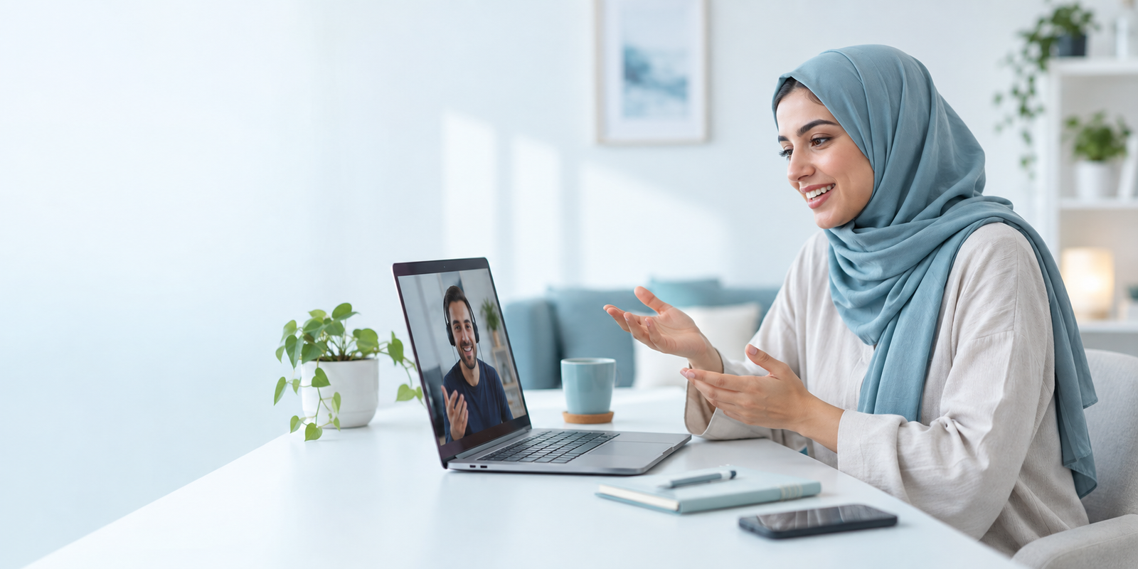جلسة فردية مباشرة عبر الإنترنت
